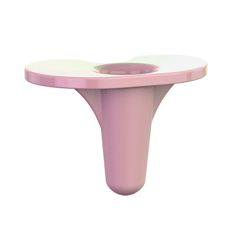 Tibiakomponente der BPK-Integration Ceramic Prothese in rosa