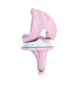 BPK-S Integration Ceramic_Vorschau Femur- und Tibiakomponente BPK-S Integration Ceramic, rosafarbene Keramikmodelle