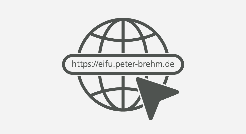 eIFU Portal_Grafik Logo für eifu Peter Brehm GmbH, http://eifu.peter-brehm.de