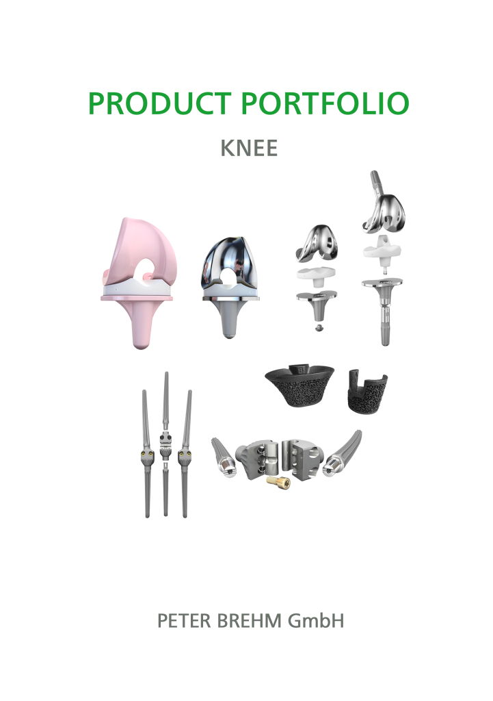 all products knee portfolio PETER BREHM GmbH