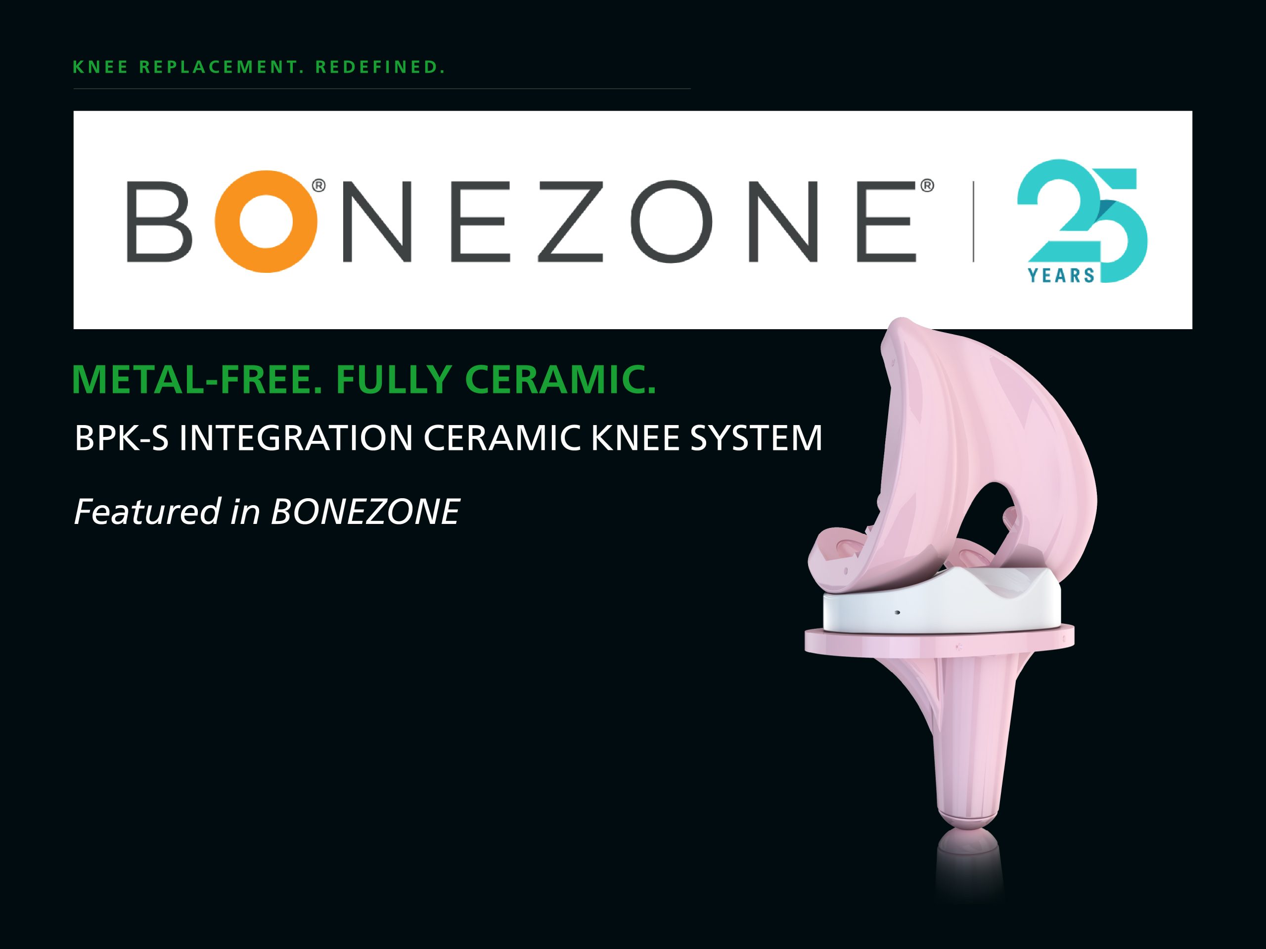 Ceramic Knee System BPK-S Integration Ceramic Ceramic Knee System BPK-S Integration Ceramic